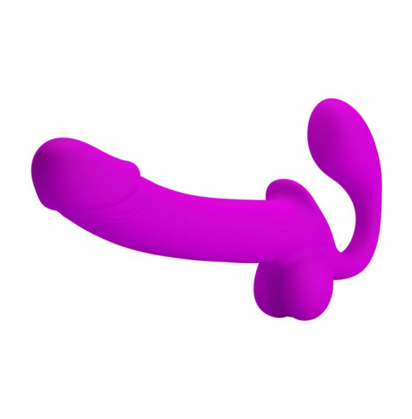 PRETTY LOVE - Kelpie AquaJet Squirting Strap-On (L:15cm - D:3.9cm)